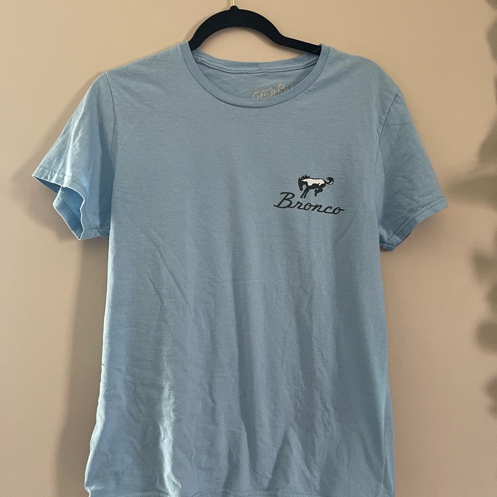 Blue bronco t-shirt